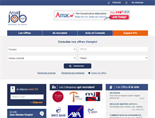 Tablet Screenshot of amaljob.com